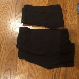 Bike shorts and leggings